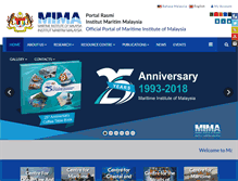 Tablet Screenshot of mima.gov.my