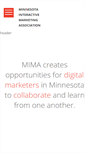Mobile Screenshot of mima.org
